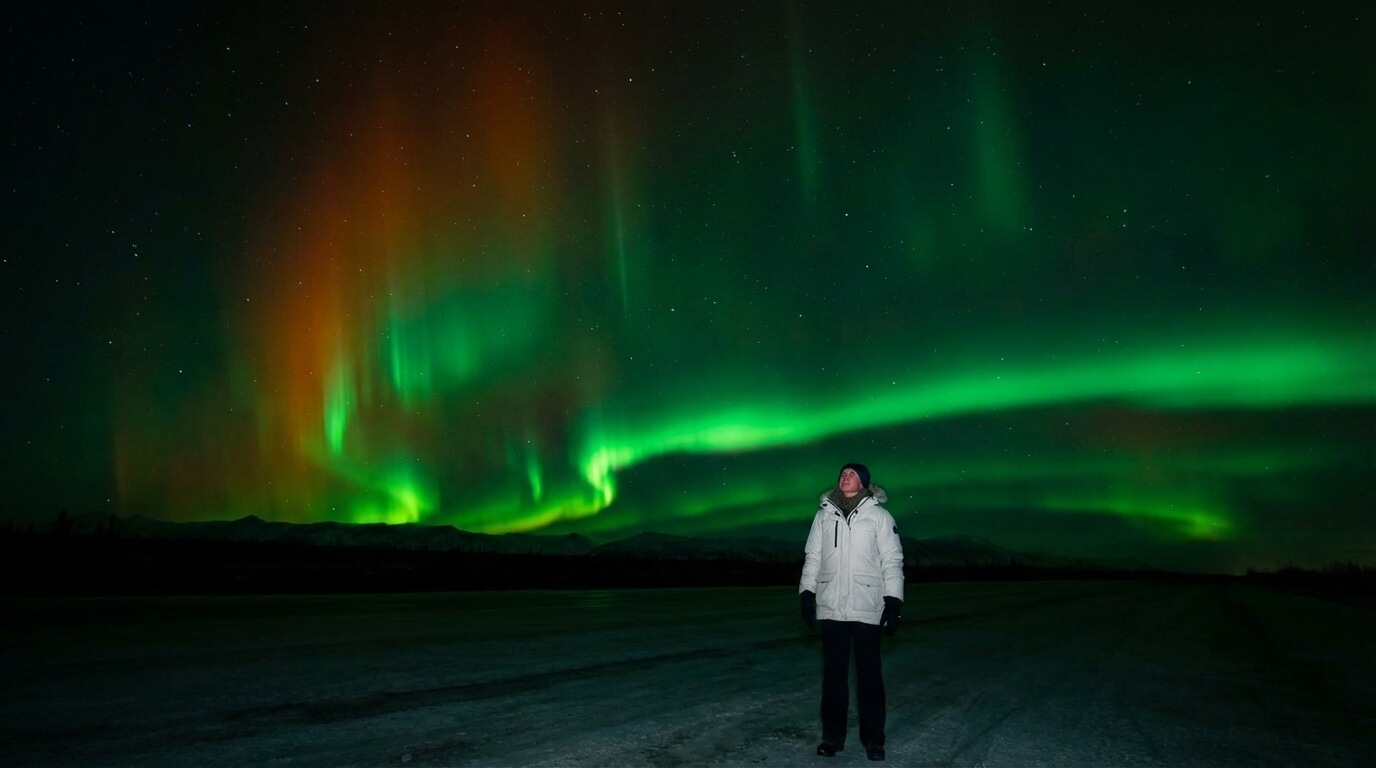 polowanie na zorzę fairbanks